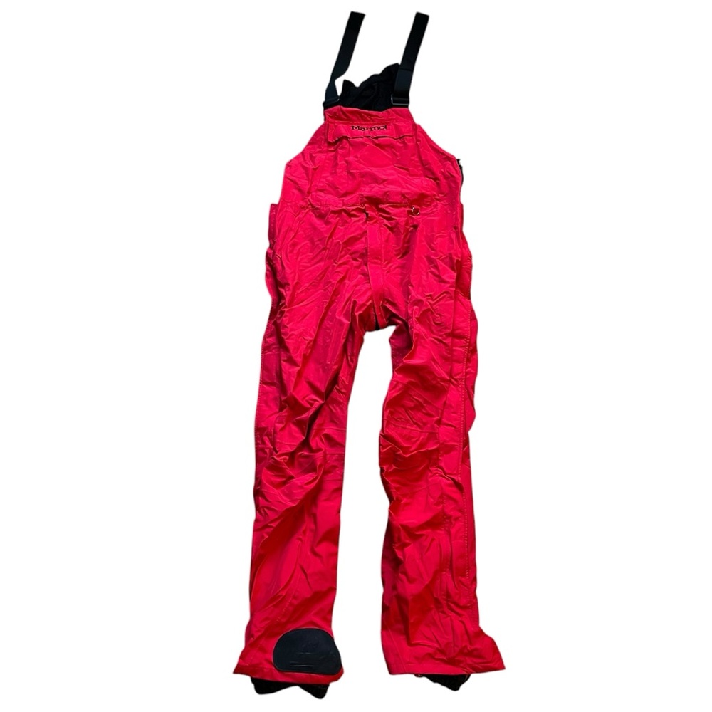 Marmot red snowsuit overalls
